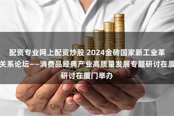 配资专业网上配资炒股 2024金砖国家新工业革命伙伴关系论坛——消费品经典产业高质量发展专题研讨在厦门举办