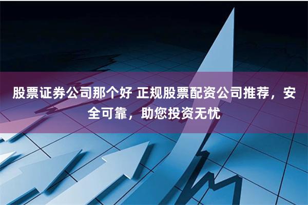 股票证券公司那个好 正规股票配资公司推荐，安全可靠，助您投资无忧